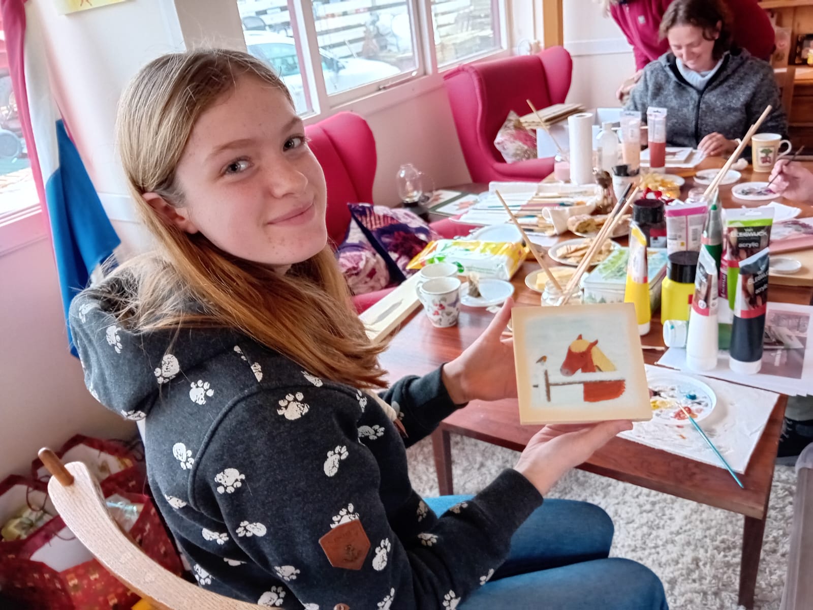 Familie-Workshop Kerst Schilderen